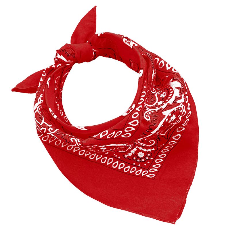 JOPHY & CO. Set 5 Bandane Paisley Rosso