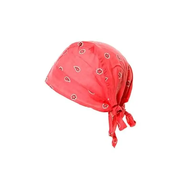 Bandana Bambino Corallo in Cotone Estivo - Taglia Unica 50-54 cm, Protegge dai Raggi Solari - Preformata per Ottima Vestibilità