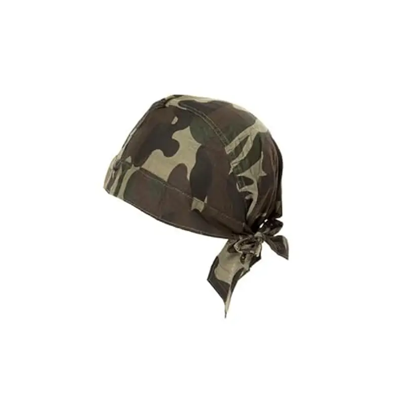 Bandana Bambino Mimetica 100% Cotone Estivo - Taglia Unica 50-54 cm - Protegge dai Raggi Solari - Preformata per Ottima Vestibilità