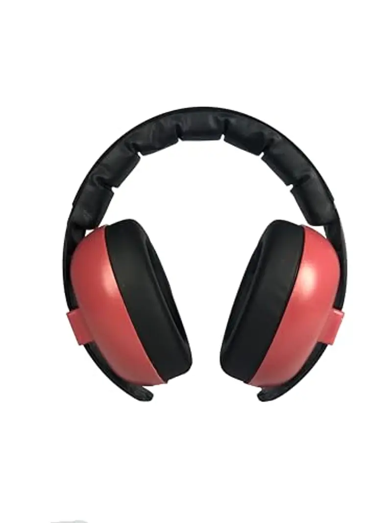 BANZ Paraorecchie morbido e confortevole con protezione apparecchi acustici per neonati e bambini piccolo (Valutazione di riduzione del rumore leader nel settore industriale) 0-2 anni medio Marrone miniatura 3