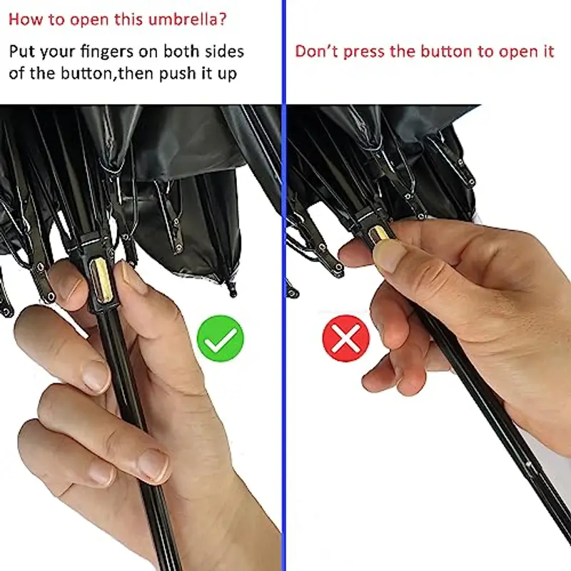 BAODINI Mini ombrello da viaggio per borsa con custodia, piccolo ombrello compatto, protezione UV, leggero, piccolo ombrello tascabile per donne, ragazze e bambini miniatura 3