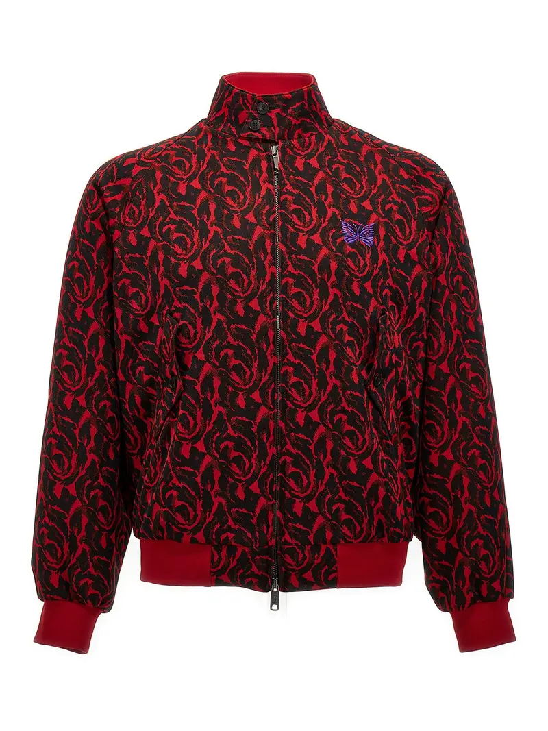 Bomber con logo Rosso