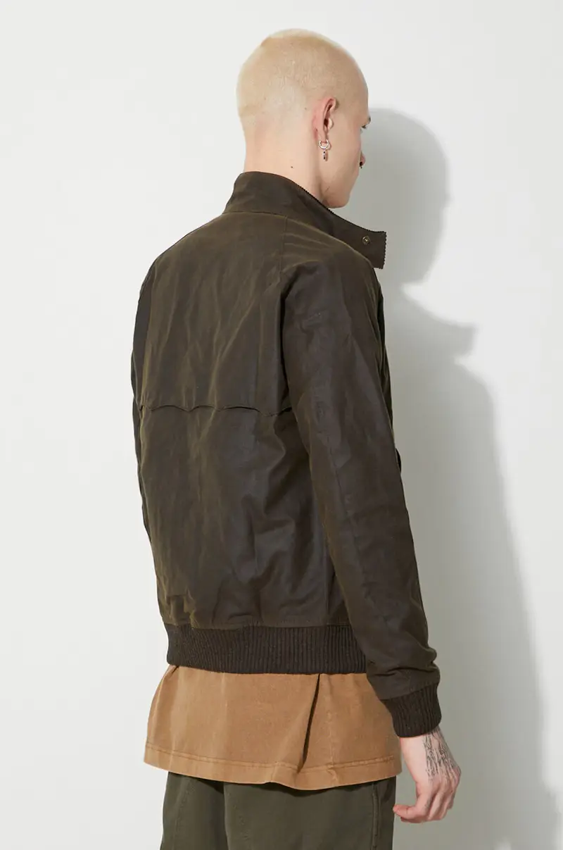 giacca Baracuta x Barbour Porton Wax uomo colore verde BRCPS1009 miniatura 3