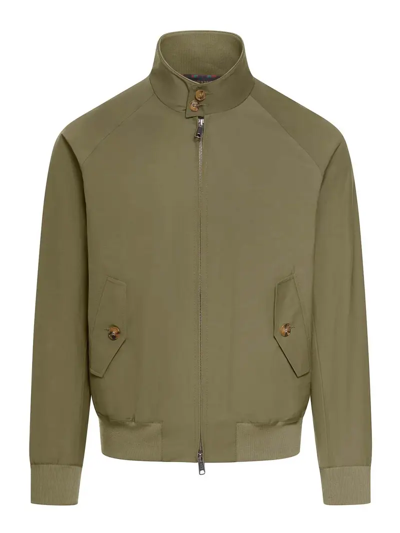 Giacca G9 Harrington in miscela di cotone Color Carne E Neutri