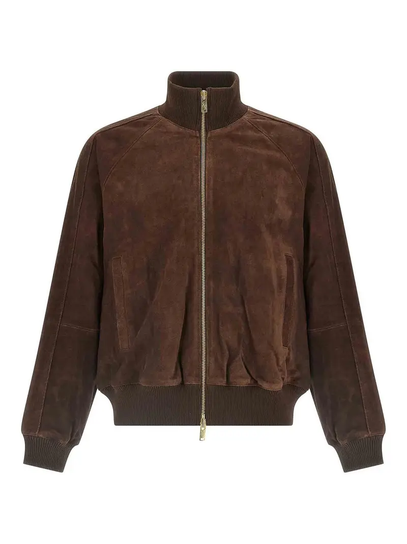 Giacca ruvida Marrone