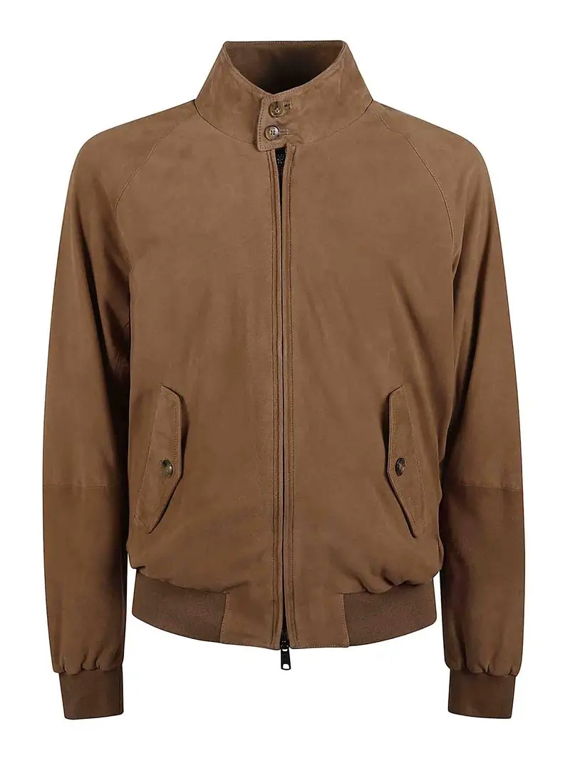 Giubbotto Suede Marrone