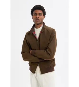 per uomo BRCPS0001BCNY1 Giacca marrone Harrington G9 (S), Casual, Poliestere
