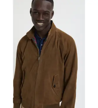 per uomo BRCPS0939UT2623 Giacca in pelle G9 marrone scuro (S), Casual