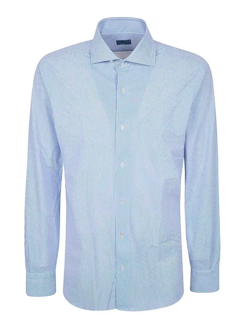 Camicia al collo Azzurro