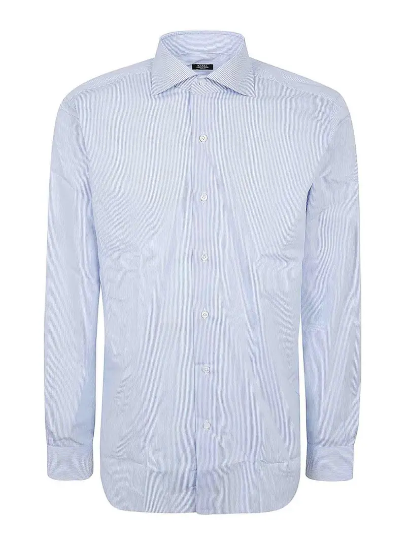 Camicia al collo Azzurro