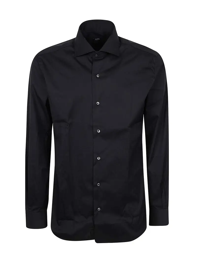 Camicia al collo Nero