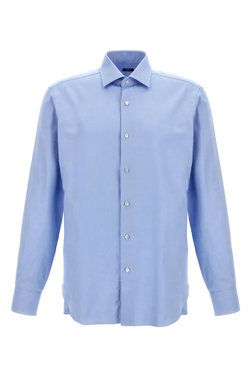 Camicia Cotone Azzurro