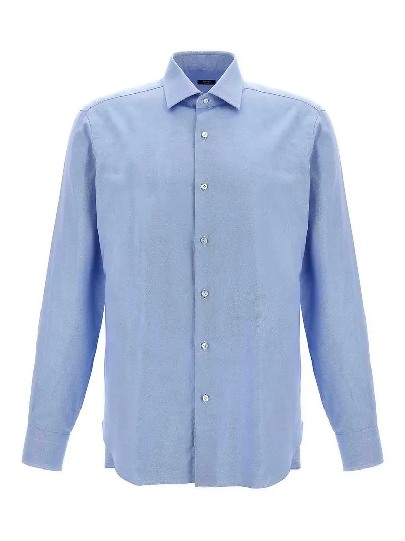 Camicia in cotone Azzurro