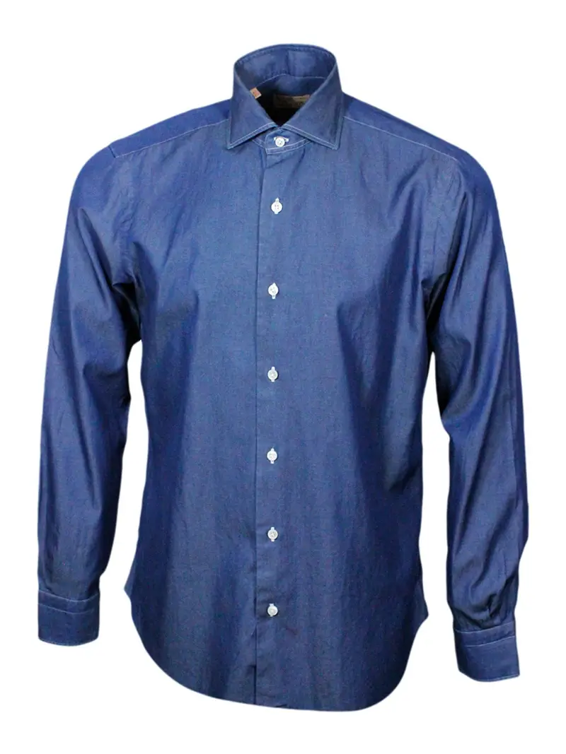 Camicia in cotone Lavaggio scuro