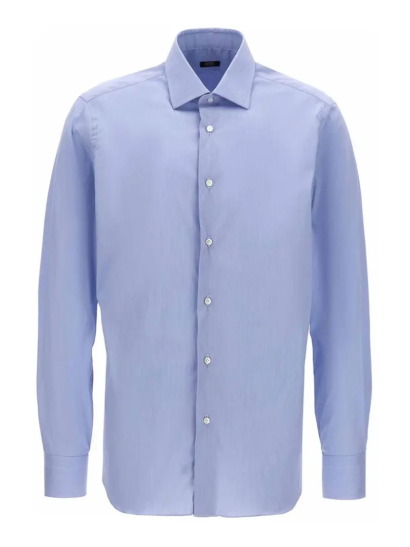 Camicia in popeline Azzurro