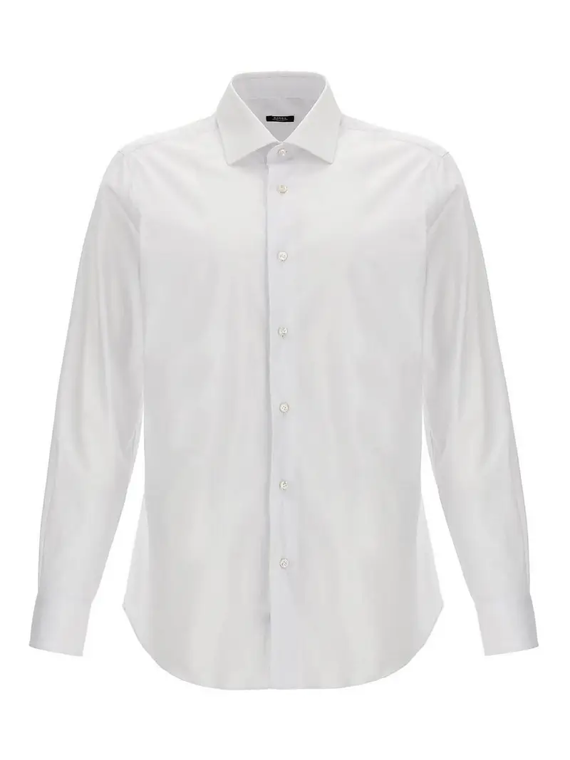 Camicia in popeline Bianco