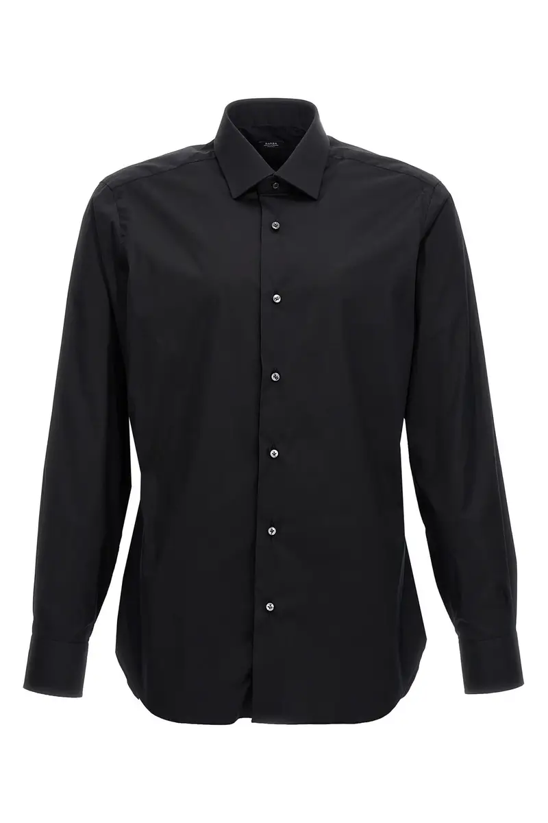 Camicia Popeline Nero