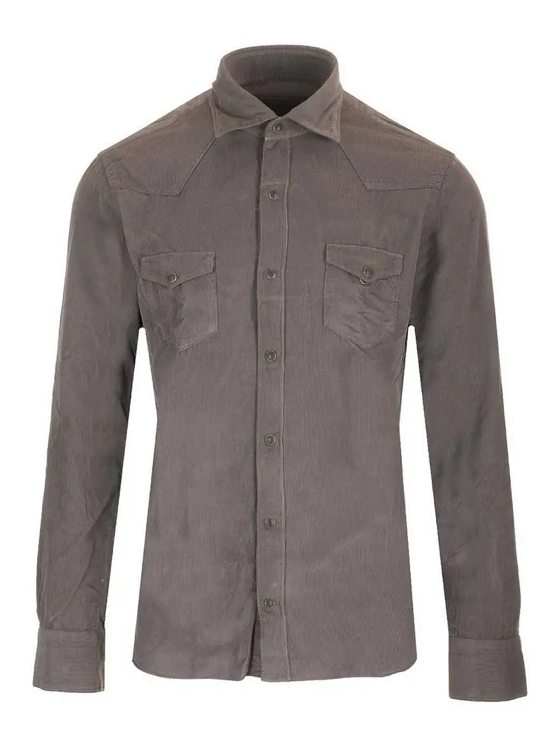 Camicia texana Grigio