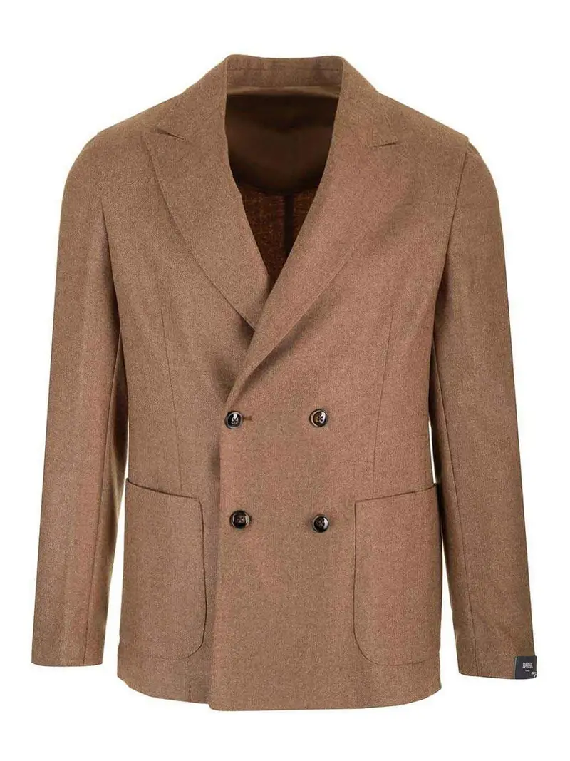 Facile a doppio petto facile Marrone