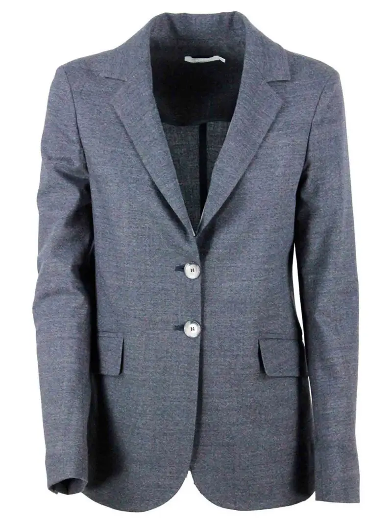 Giacca monopetto grigia Grigio