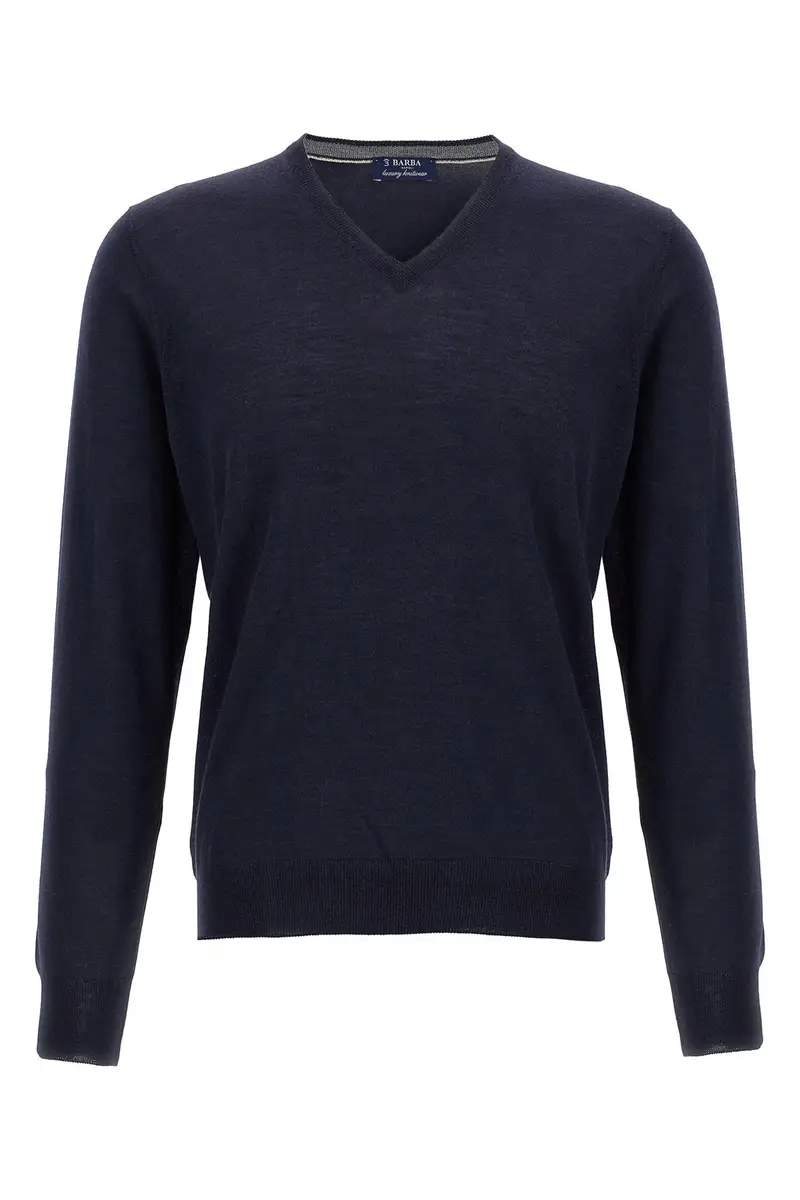 Maglia Lana Seta Blu