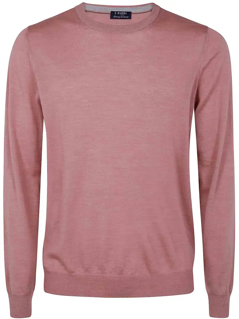 Maglione a collo rotondo Rosa