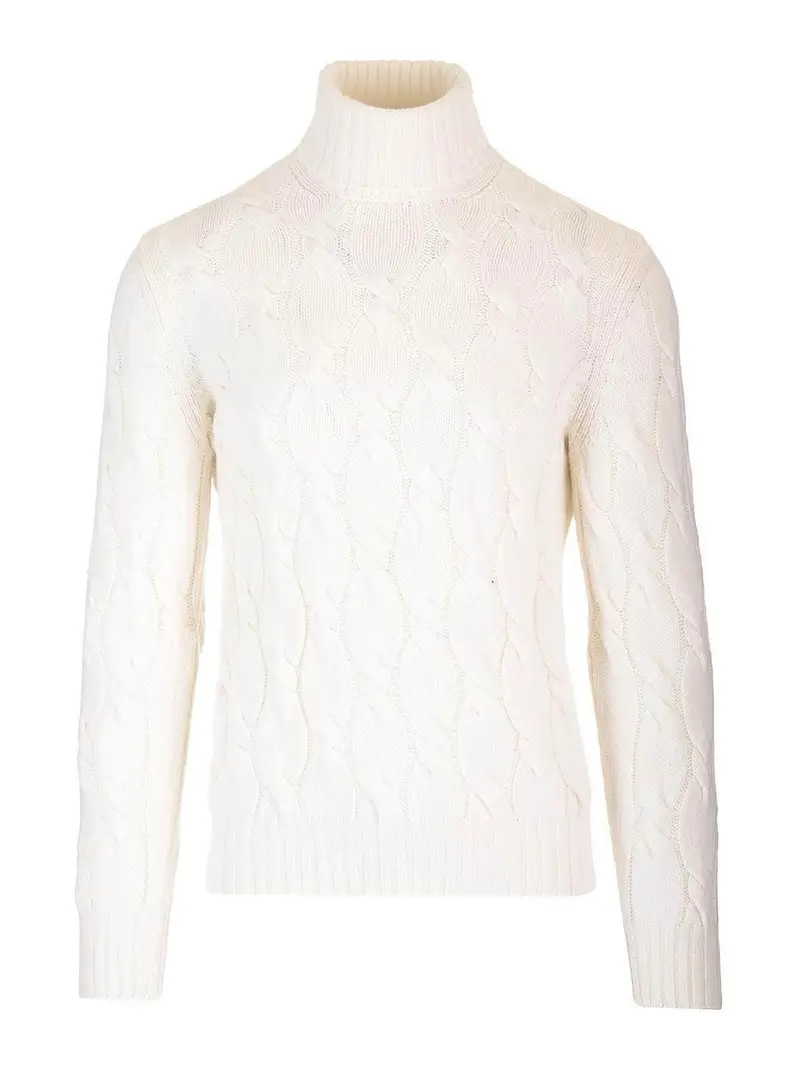 Maglione a dolcevita Bianco