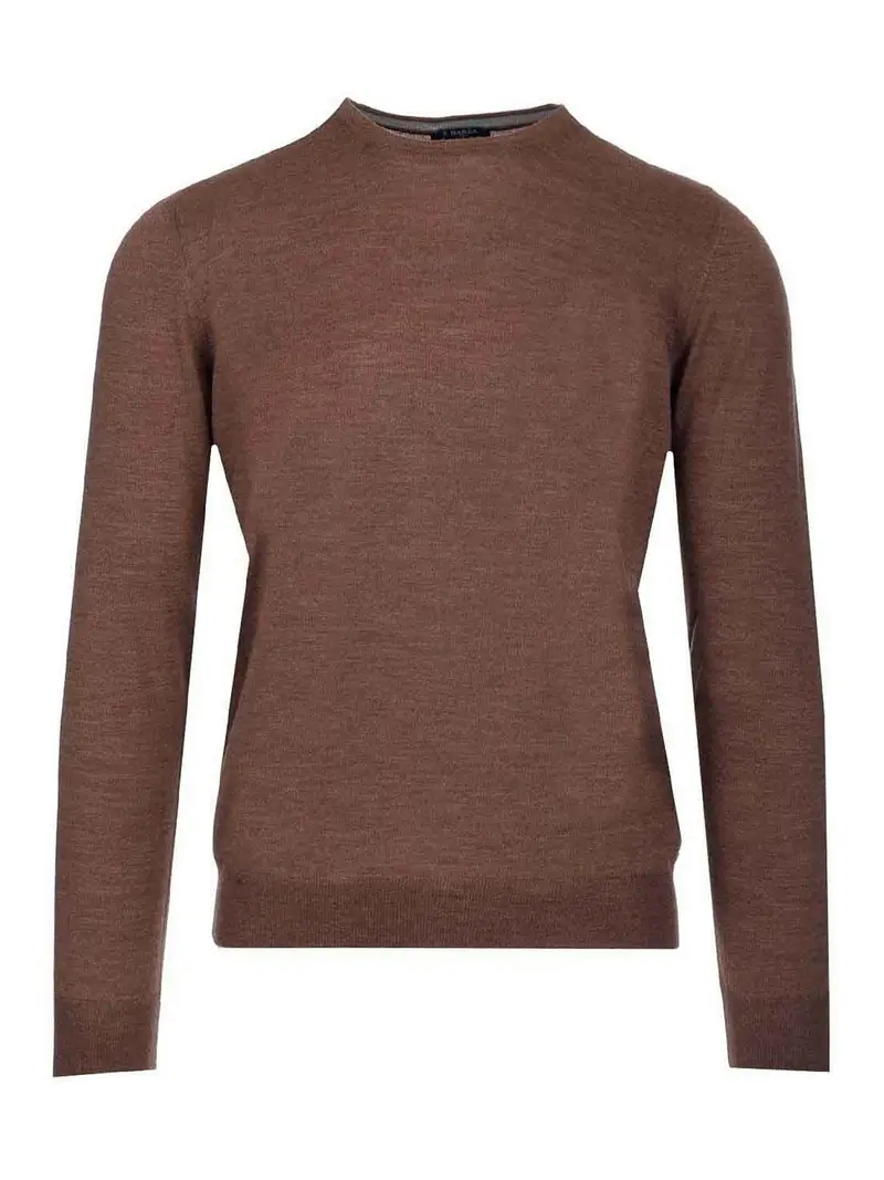 Maglione marrone crewneck