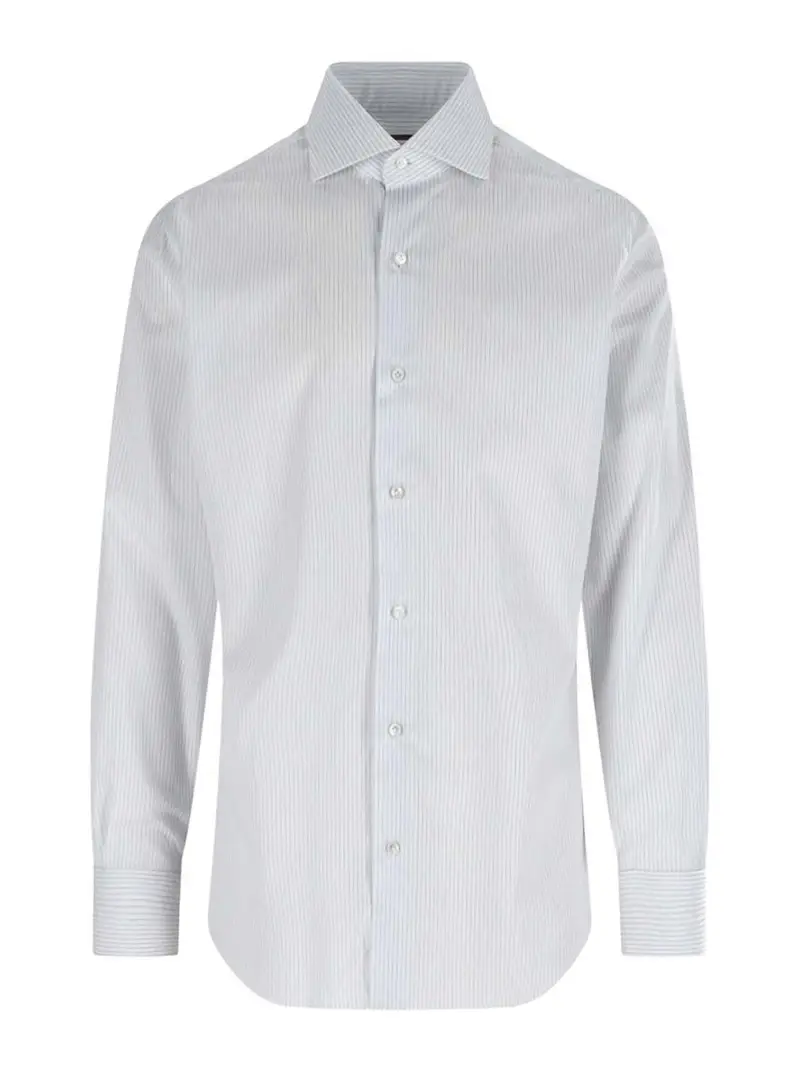 Camicia A Righe Bianco