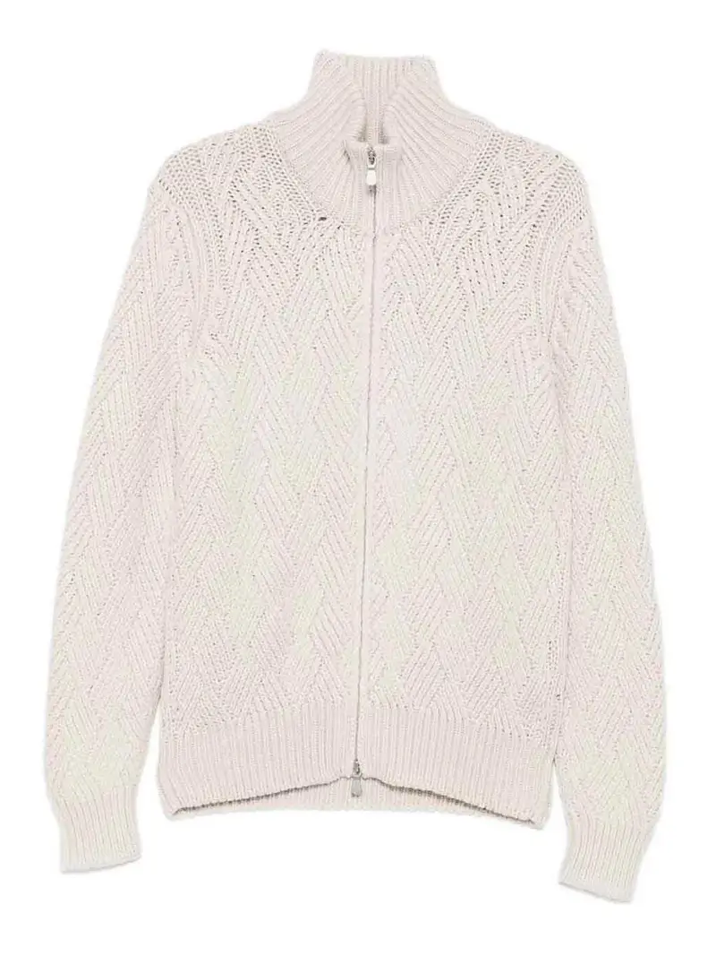 BARBA NAPOLI Cardigan Crema 4107409