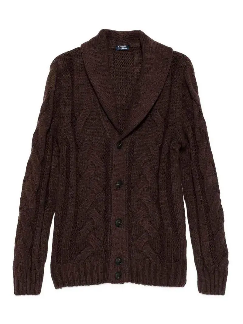 BARBA NAPOLI Cardigan Marrone 4185684