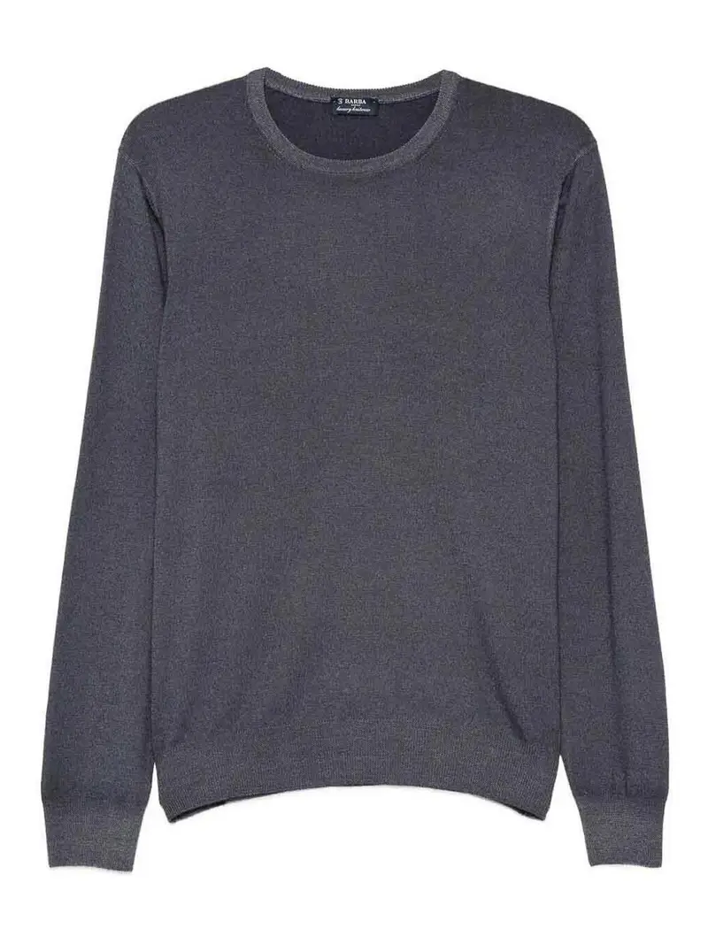 Maglione Girocollo Grigio Scuro