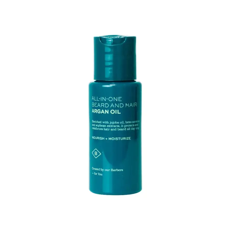Barba All-In-One Argan Oil - Olio capelli,Trattamento barba