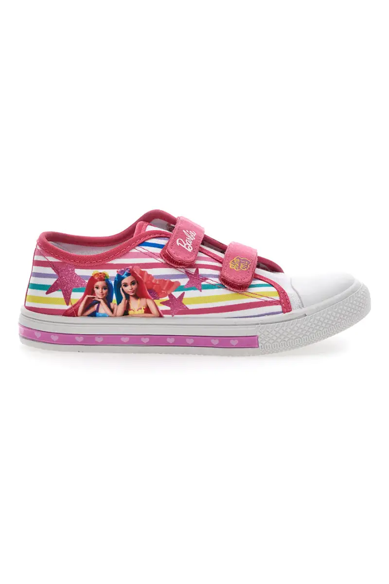 Sneakers con Luci Barbie 3108 Rosa [BIANCO]