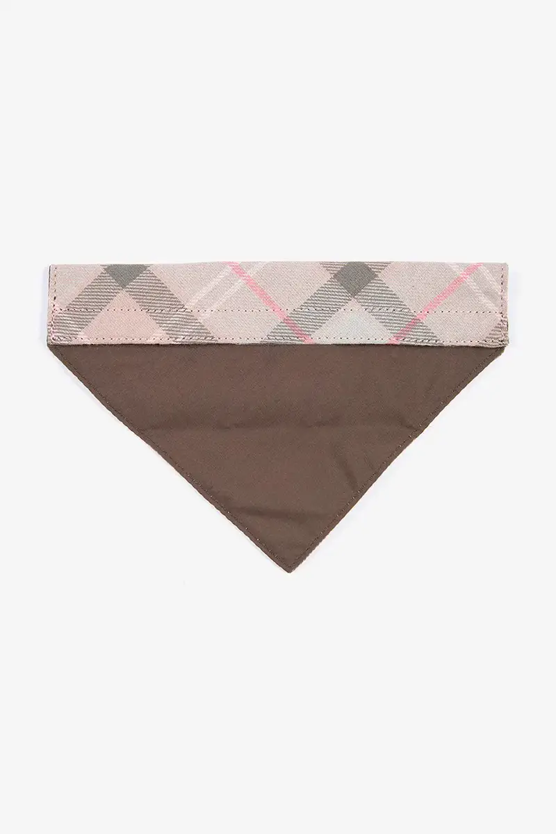 bandana per animale domestico Tartan Dog colore rosa miniatura 2