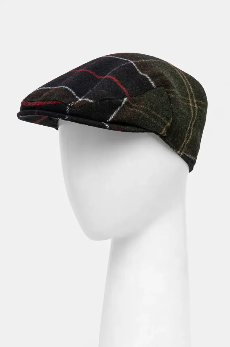 berretto alla marinara in misto lana Verde