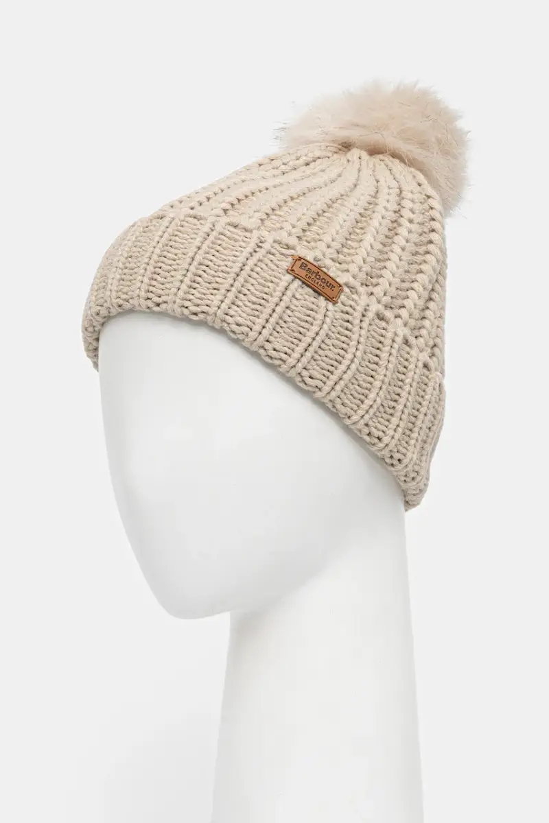 berretto colore nero LHA0336 Beige miniatura 2