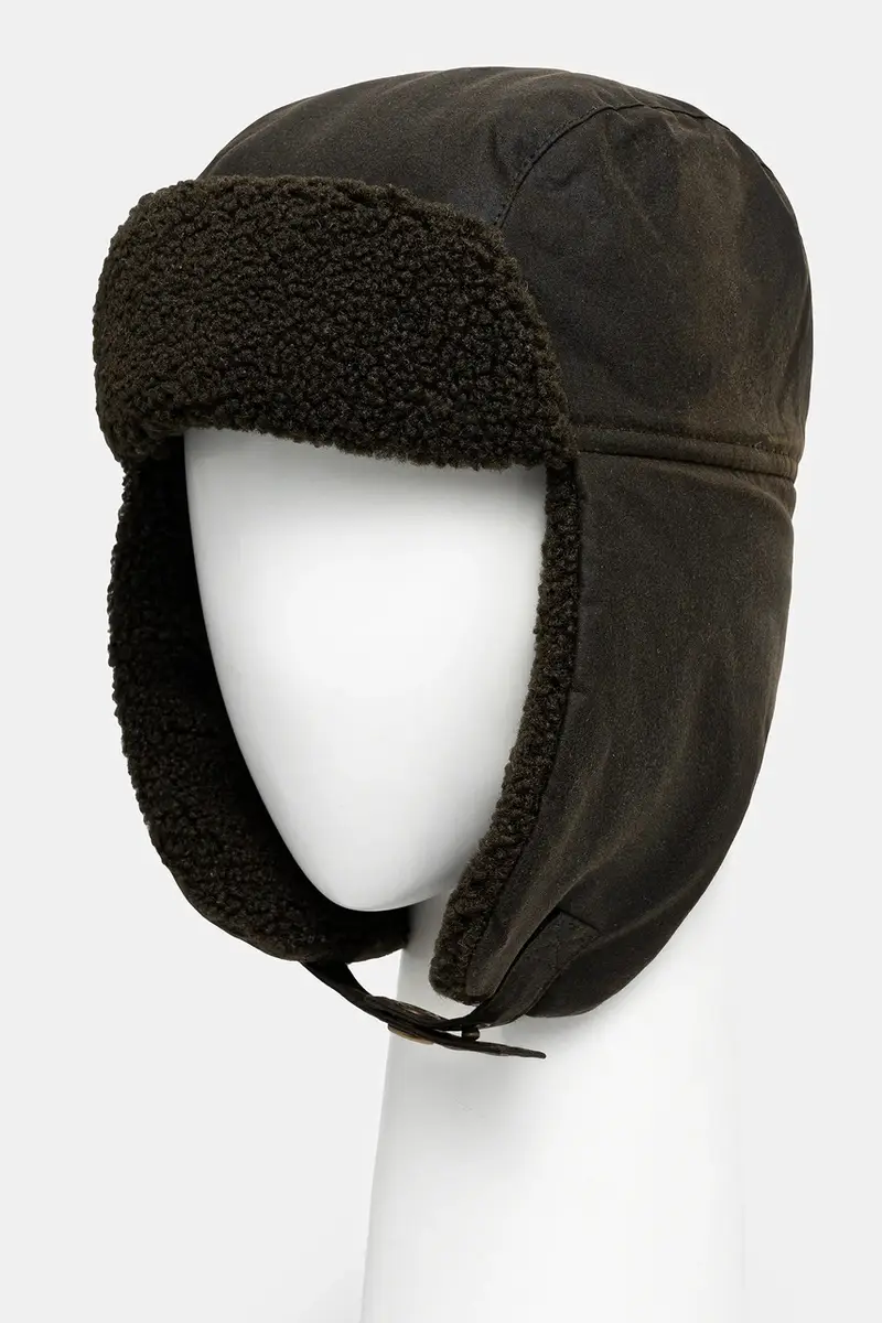 berretto in cotone Morar Wax colore marrone MHA0710 Verde miniatura 2