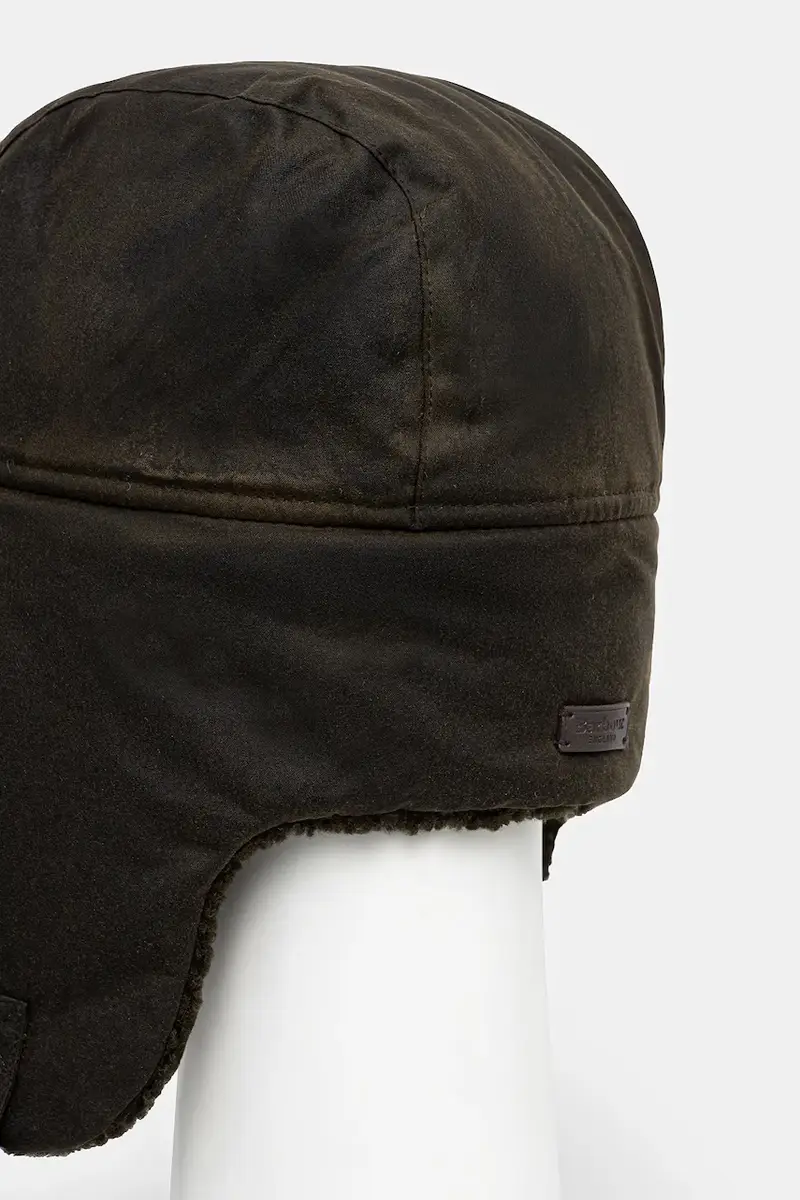 berretto in cotone Morar Wax colore marrone MHA0710 Verde miniatura 3