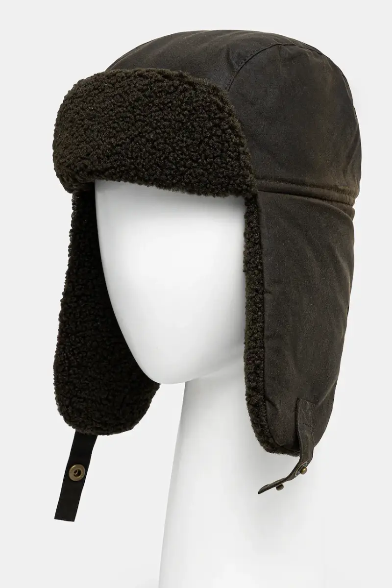 berretto in cotone Morar Wax colore marrone MHA0710 Verde