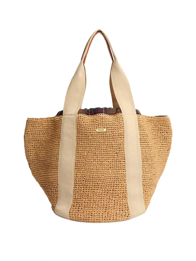 borsa mare barbour lily da donna - beige