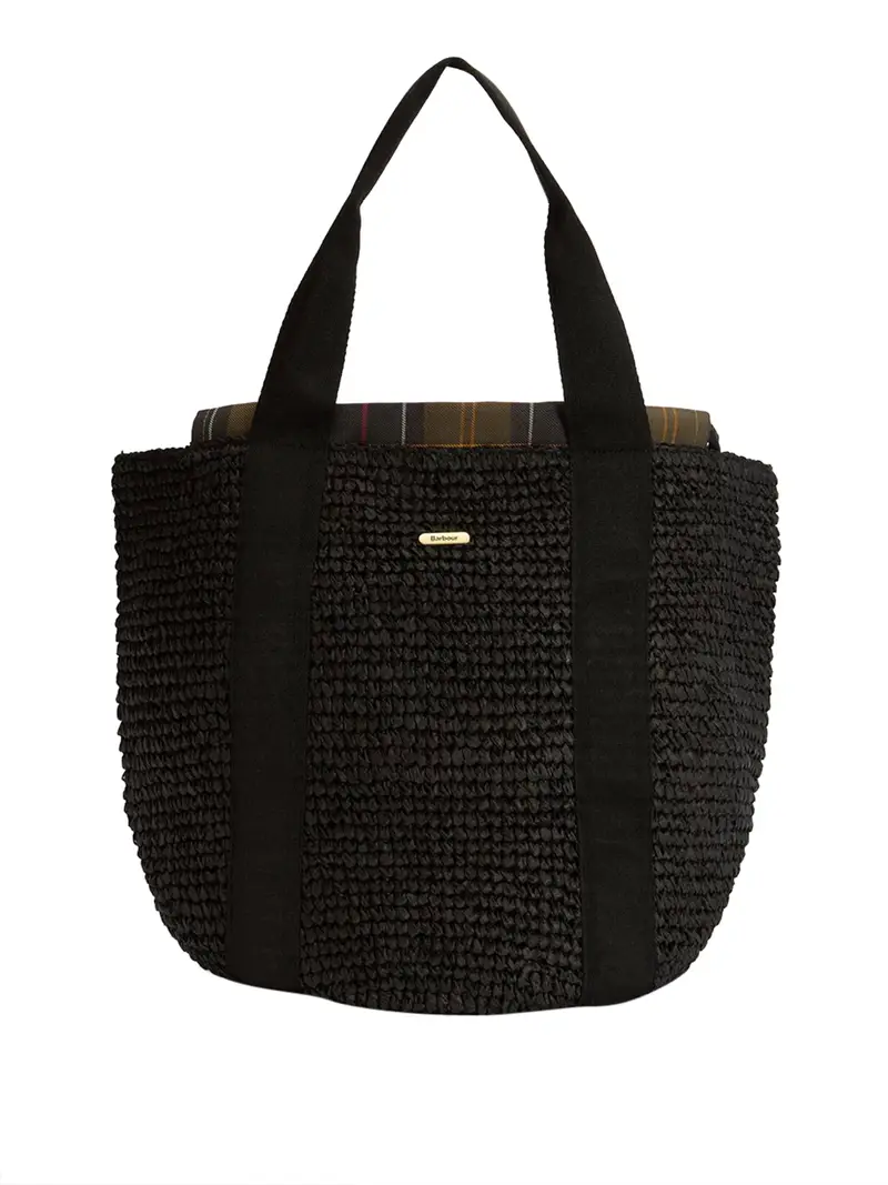 borsa mare barbour lily da donna - nero