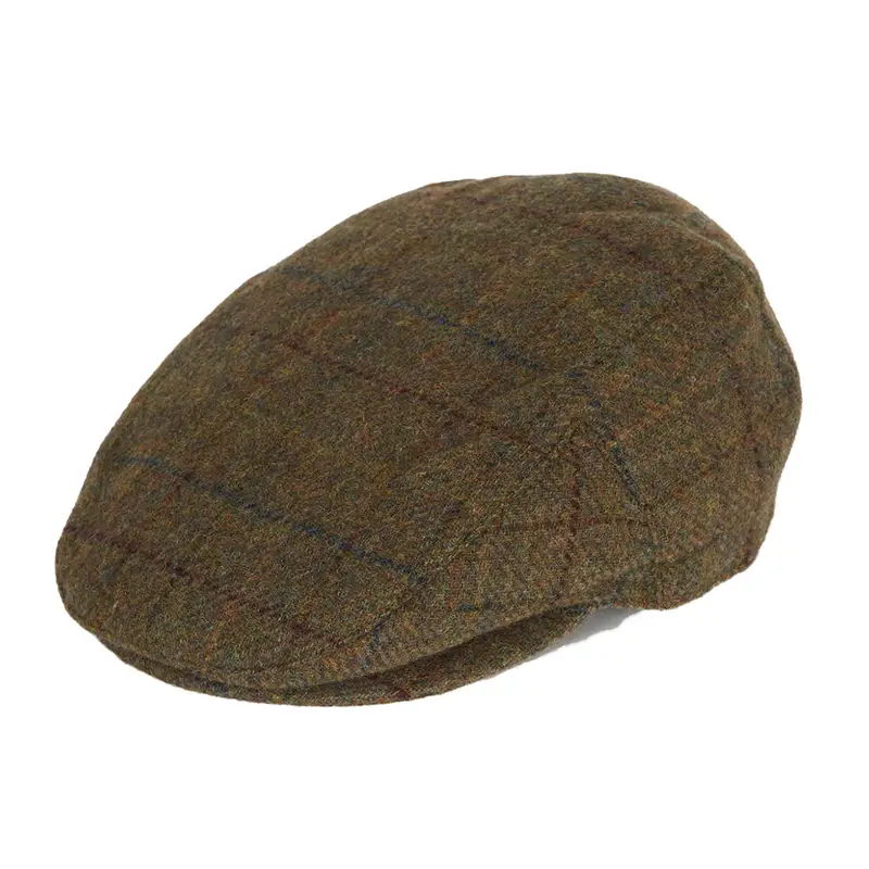 Cairn Flat Cap Ol34 Olive Blue Red MHA0706 GREEN