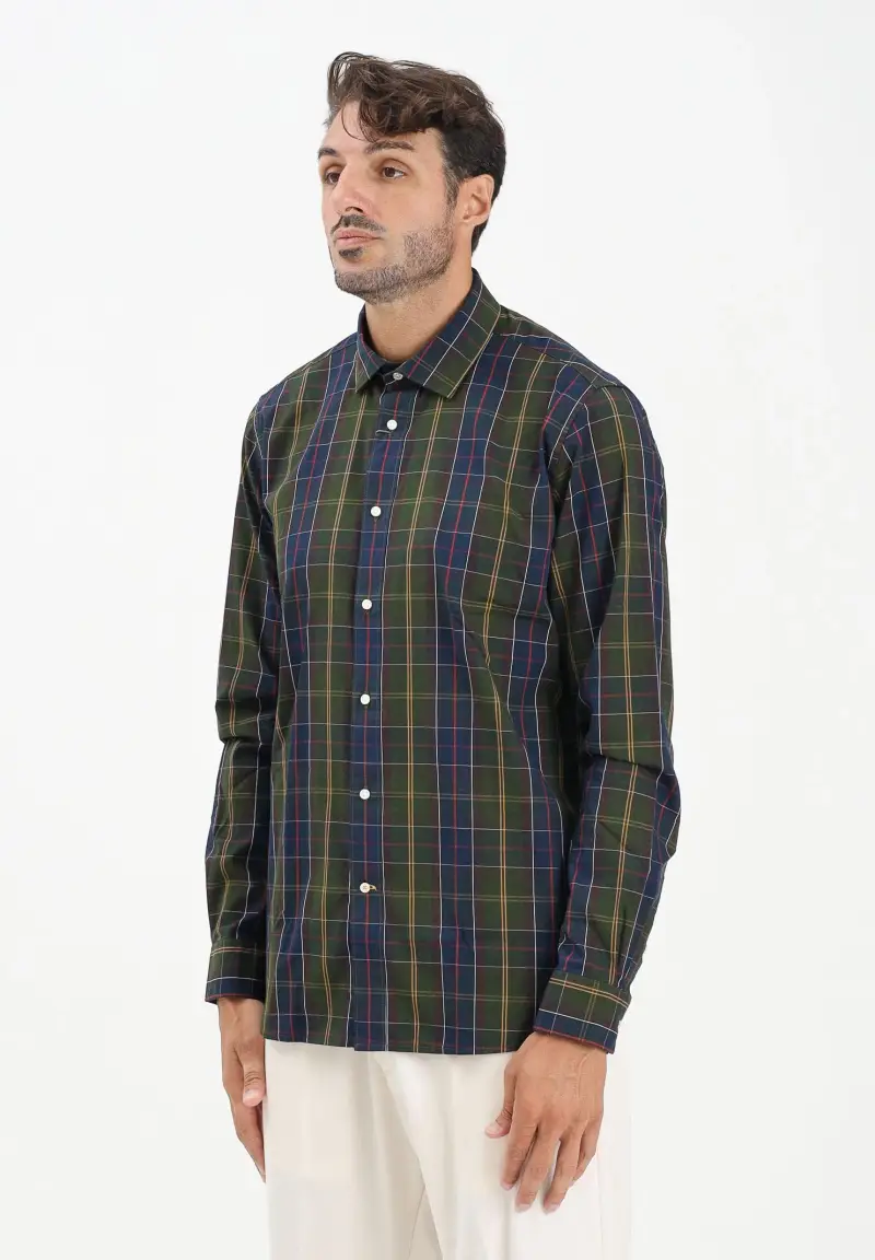 Camicia a manica lunga Kenton tartan da uomo