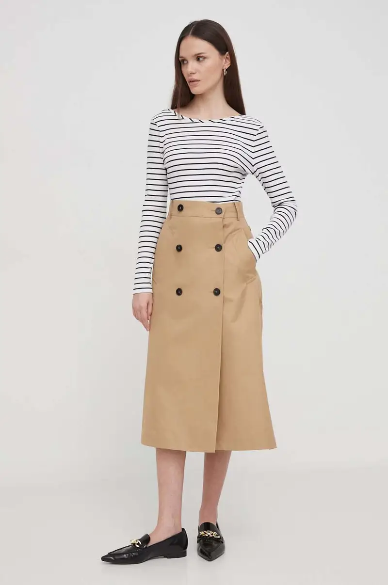 camicia a maniche lunghe donna colore bianco miniatura 2