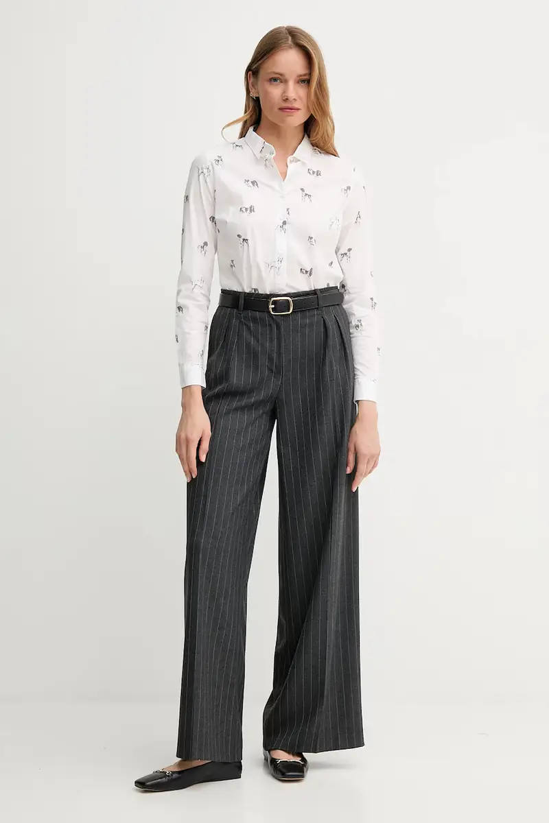 camicia BRAMBLES donna colore bianco LSH1644 miniatura 2