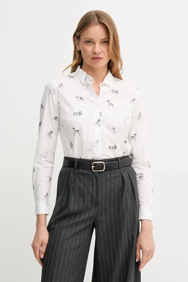 camicia BRAMBLES donna colore bianco LSH1644