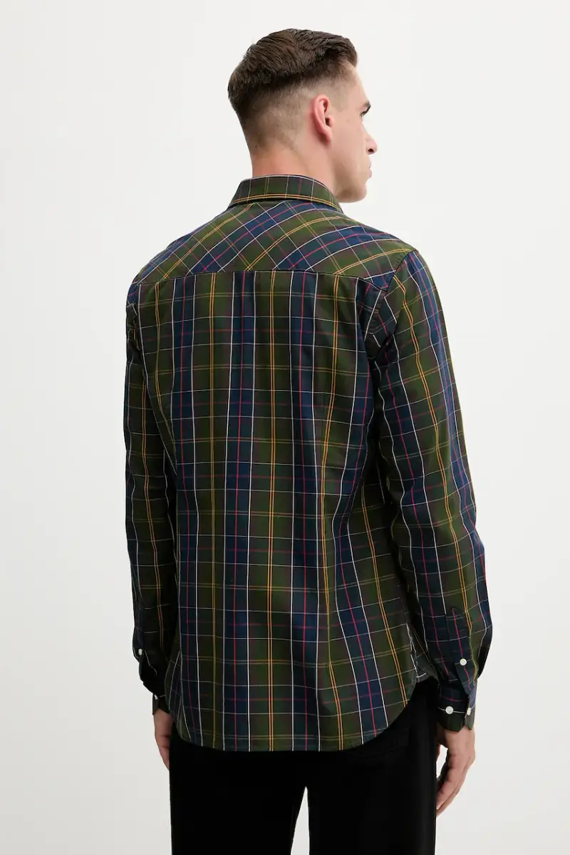 camicia in cotone KENTON uomo colore blu navy MSH5689 miniatura 3