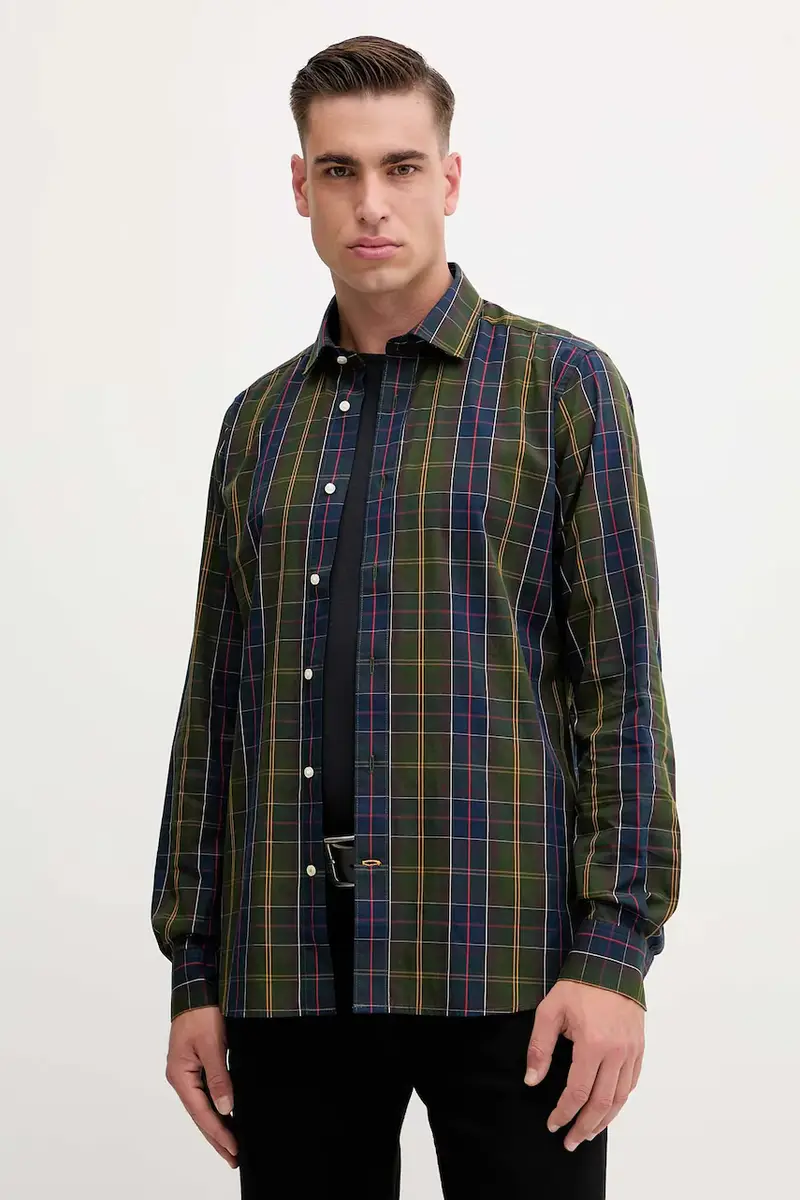 camicia in cotone KENTON uomo colore blu navy MSH5689