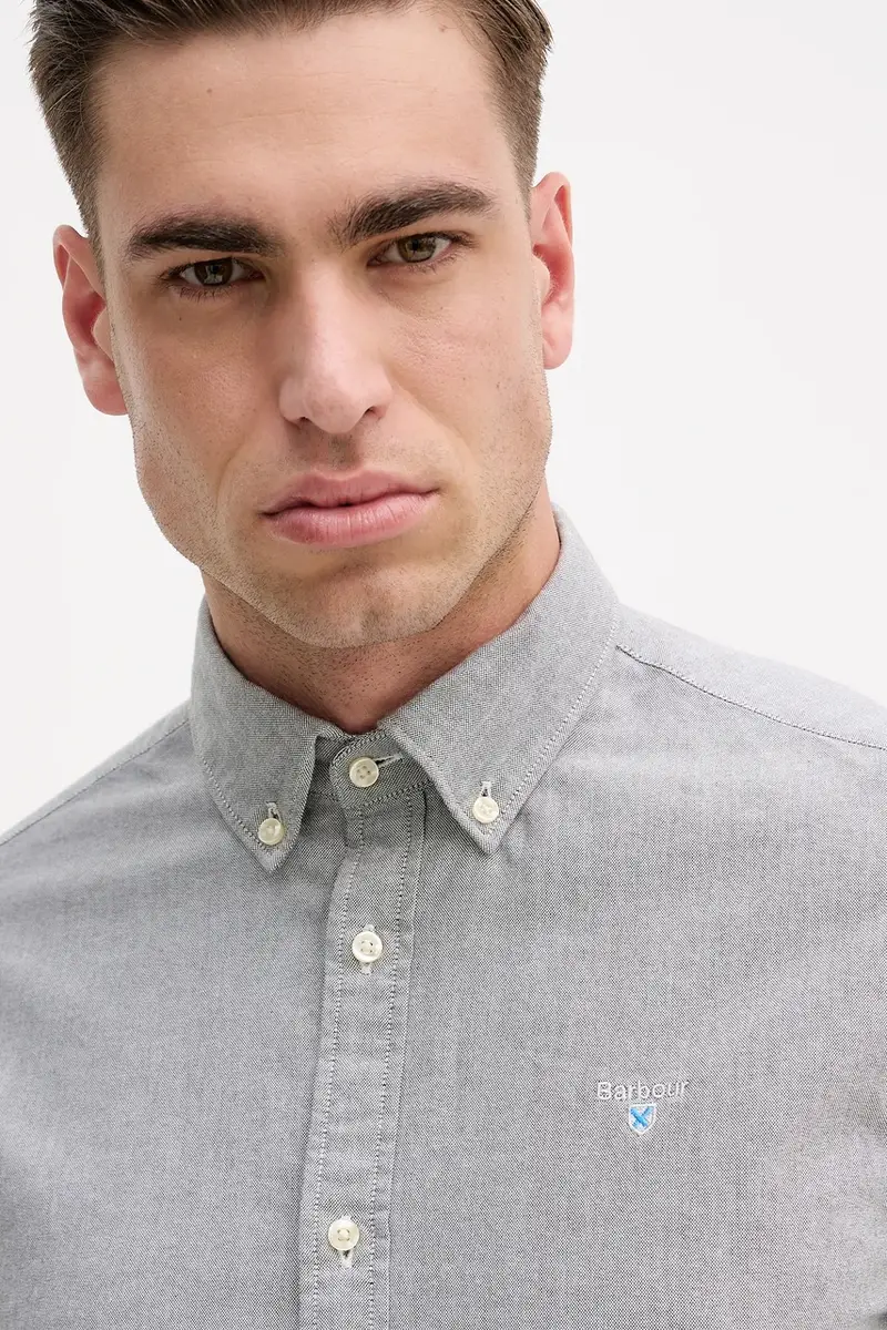 camicia in cotone Oxtown Grigio miniatura 4